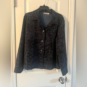 Briggs New York Women's Textured Black Blazer